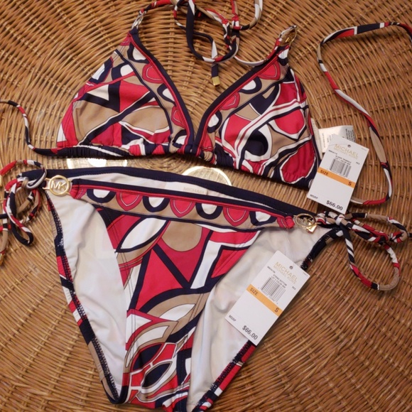 Michael Kors Swim Nwt Michael Michael Kors Bikini Top And Bottom Poshmark